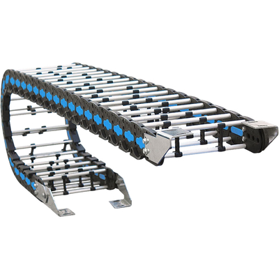Fully Enclosed Nylon Cable Drag Chain For Industrial CNC Machine