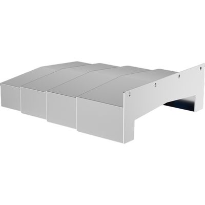 Goede prijs Dustproof roestvrij staal blaasdoek telescopisch staaldoek voor CNC-machine online