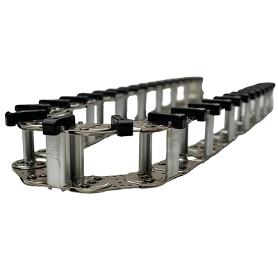 Un buen precio. Cadena portacables industrial resistente al desgaste, tipo puente, cadena de cable flexible en línea
