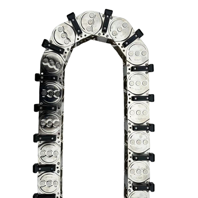 Good price Custom Length Steel Cable Carrier Chain , Wire Drag Chain For Machine Tool online