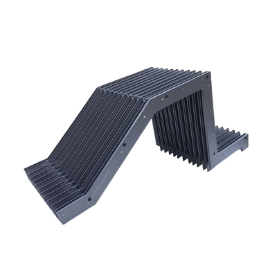 quality Customized Industrial Machine Bellow Cover PVC CNC Bellow Cover High Temp Resistant factory