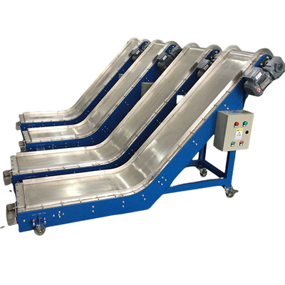 Good price Hinged Belt Chain Plate Metal Chip Conveyor Collecting CNC Machine Debris online