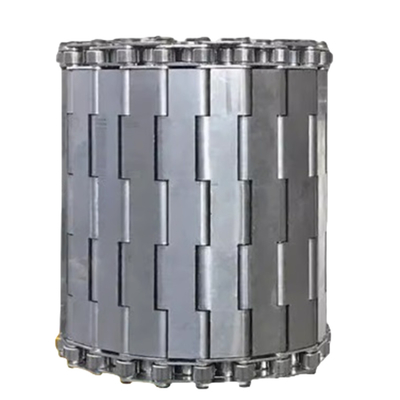 quality Customized Stainless Steel Conveyor Parts Perforated Link Wood Chip Conveyor Hinge factory